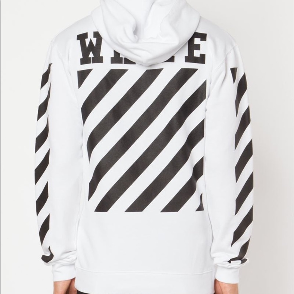 Off-White c/o Virgil Abloh Striped Hoodie (Size M)